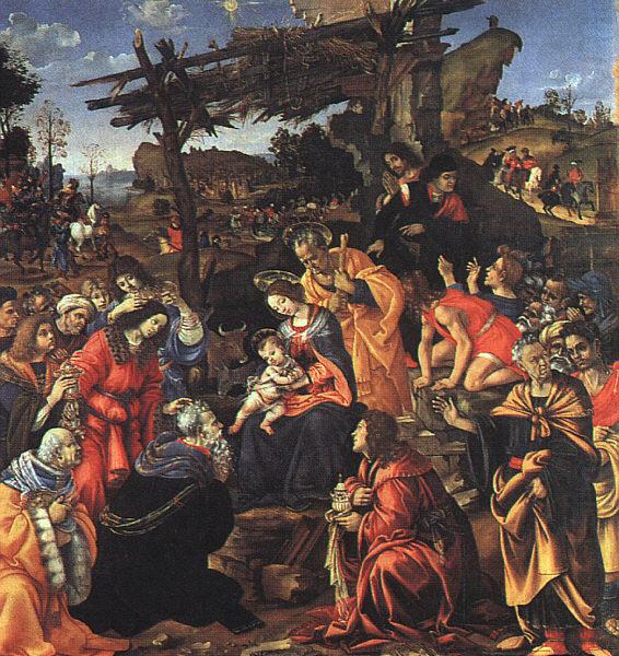 The Adoration of the Magi, Filippino Lippi